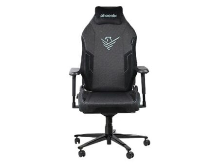 Silla Gaming PHOENIX TECHNOLOGIES PHMONARCH-R | Gris, Reposabrazos 4D, Reposacabezas Magnético, Reclinable 165°, Ergonomía Premium