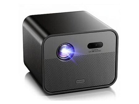 Proyector 4K Compatible ULTIMEA Poseidon E100 Smart Projector, Full HD 1080p, 1800 ANSI Lúmenes, Google TV 11, 3D Activo, HDR10+, WiFi, hasta 300", Negro