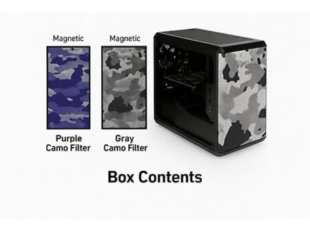 PC Gaming BLEU JOUR Ghost – Intel Core i5-12400F 6C/12H hasta 4.4GHz, 16GB DDR4, 1TB SSD, NVIDIA GeForce RTX 3050 6GB GDDR6, Full HD 1080p, Windows 11 Pro, Filtros RGB Intercambiables, Negro