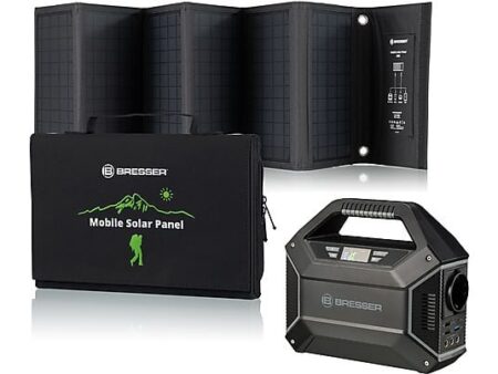Estación de Energía Portátil 155Wh con Batería de Litio, Salida 230V, USB y 12V – Bresser Kit Bat + P.S 155 W