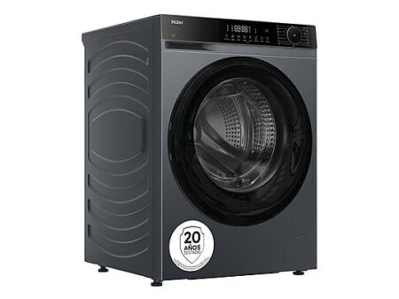 Lavadora Haier HW90-BP14357GTUS 9kg 1400rpm Inverter WiFi Vapor Clase A Inox