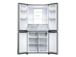 Frigorífico Americano Haier Cube 83 Series 7 HCR7818DNMM, No Frost, 467 L, Humidity Zone, Daylight, Inox Platino, 181.5 cm