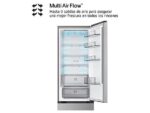 Frigorífico combi LG GBBSJ21DPY, No Frost, 375L, 203 cm, Plata, DoorCooling+, Multi Air Flow, 4 Estrellas