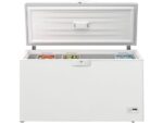 Congelador horizontal Beko HSM46740 451L, 4 Estrellas, Cíclico, LED, 3 Cestos, Clase E, Blanco 155.5 cm