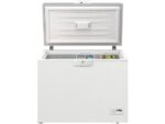 Congelador horizontal Beko HSM29540 288L, Estático, Manual, 4 Estrellas, Clase E, Blanco 86 cm