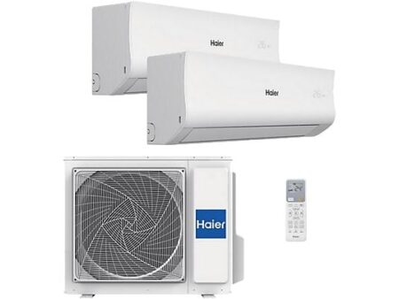 Aire Acondicionado Split Haier Tide-R 2x1 Inverter 2752 fg/h, Frío/Calor, Wi-Fi, Blanco, A++