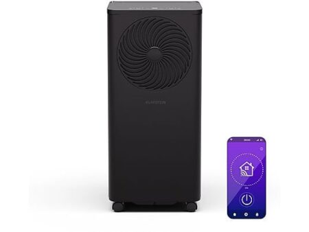 Aire Acondicionado Portátil Klarstein Aero Ring 7000 fg/h Negro 3 en 1 WiFi 25 m² 64 dB Clase A con App y Alexa