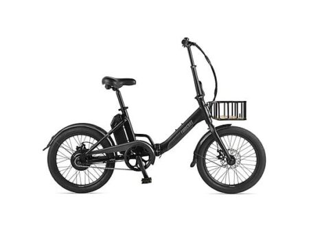 Bicicleta Eléctrica Plegable FABRICBIKE Volt 20” Aluminio, 250W, 5 Niveles Asistencia, Freno de Disco, Negro