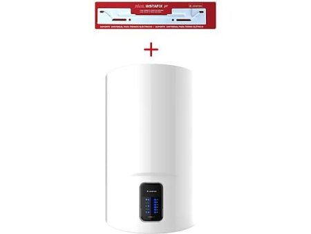 Termo Eléctrico Ariston Lydos WiFi 80L Blanco + Soporte Instafix | Control App, Clase B, Vertical