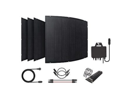 Kit Solar Balcón 800W con 4 Paneles Flexibles Plug & Play y Microinversor – ENGEL PS0800F