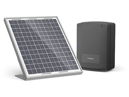 Kit Solar AVIDSEN 12V/24V para Motorización, Panel Solar 20W, 2 Baterías 12V/7Ah