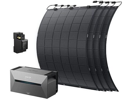 Kit Solar Anker SOLIX E1600 Pro + 4x FS20 (900W), 2400W, Panel Solar Flexible, IP67, Carga Rápida, Conectividad Bluetooth/Wi-Fi, Garantía 10 Años