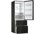 Frigorífico combi Haier HTW7720DNGB, 483L, No Frost, Motor Inverter, Cajones Direct Access, Wi-Fi, 200.6 cm, Negro