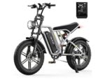 Bicicleta eléctrica de montaña VARUN X-Plorer 20" Plata – Motor 250W, Batería 48V 13Ah, Doble Suspensión, 7 Velocidades Shimano, Neumáticos Anchos 4.0"