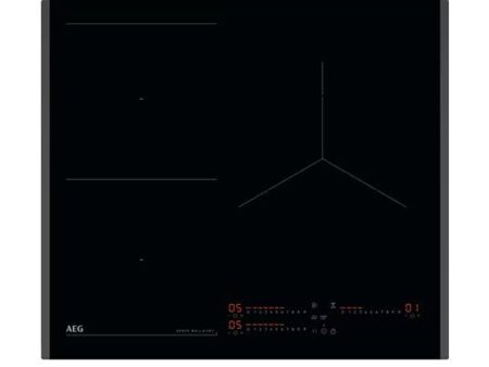 Placa de Inducción AEG TI63IQ30FB, 3 Zonas, Función Puente, Zona Grande 28 cm, PowerBoost, 59 cm, Negro