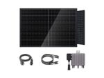 Kit Solar Balcón 800W Plug & Play con 2 Paneles Bifaciales Full Black y Microinversor – ENGEL PS0800R