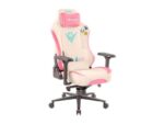 Silla Gaming Phoenix Nova Cream Edition | Crema, Reposabrazos 4D, Cojín Lumbar Viscoelástico, Cojín Cervical Magnético, Base Metálica