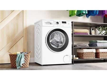 Lavadora Bosch WGE03200ES Serie 2, Carga Frontal 8kg, 1200rpm, 13 Programas, Motor EcoSilence, Blanco