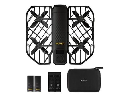Drone HOVERAir X1 Pro Max Retail Combo 8K 48MP Negro, 16 min, 64GB, Vuelo Manos Libres, OmniTerrain, 3 Baterías