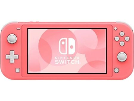 Nintendo Switch Lite Coral - Consola Portátil con Controles Integrados, 32 GB, Pantalla Táctil de 5.5", Autonomía de 6h