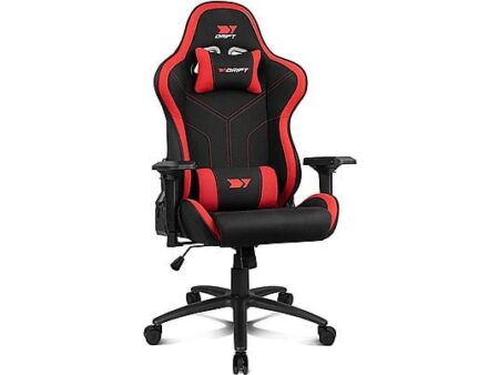 Silla Gaming Drift DR110 Tela Transpirable | Azul, Reposabrazos 4D, Reclinable 135°, Pistón Clase 4, Cojines Lumbar y Cervical, Hasta 150 kg