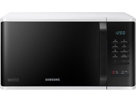 Microondas Samsung MS23K3513AW/EC 23L, 800W, 6 Niveles de Potencia, Libre Instalación, Blanco, Función Descongelar, Plato Giratorio
