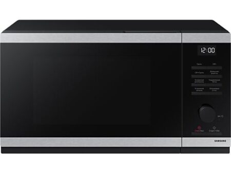 Microondas con Grill Samsung MG23DG4524ATE1 23L, 800W, Modo Eco, Descongelación Rápida, Cerámica Enamel, Negro