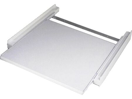 Scanpart 150120105 Kit Apilable Lavadora Secadora Universal 60 cm con Estante Extraíble, Blanco