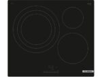 Placa de inducción Bosch PID61RBB5E, 3 Zonas, Zona grande 32 cm, 17 Niveles, TouchSelect, Función Sprint, 60 cm, Negro