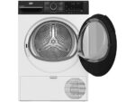 Secadora Bomba de Calor Beko BM 3T48249 W, 8 kg, 15 Programas, Motor ProSmart, AquaWave, Blanco
