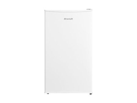 Nevera pequeña BRANDT BST5080EW 80L 2 puertas, 84.5 cm, frigorífico compacto cíclico, clase E, blanca