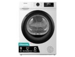 Secadora Bomba de Calor Hisense DHQE900UWDC, 9 kg, 16 Programas, Secado Automático, Allergy Care, Antiarrugas, Blanco