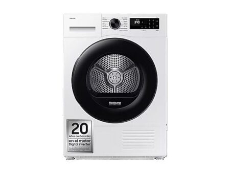 Secadora Bomba de Calor Samsung DV90DG52A0AEEC 9 kg, 14 Programas, OptimalDry, Hygiene Care+, SmartThings WiFi, Clase C, Blanca