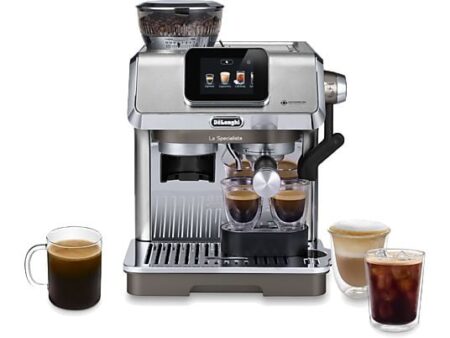 Cafetera Express con Molinillo De'Longhi La Specialista Touch EC9455.M, 15 bar, 1450 W, 1.7 L, Táctil, 9 Recetas, Metal
