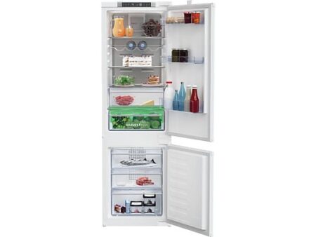 Frigorífico combi integrable Beko BCNA275E4SN 254L, Total No Frost, HarvestFresh, 177,5 cm, Sin Panelar
