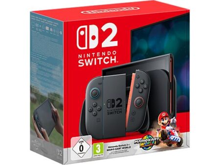 Nintendo Switch 2 7.9” Full HD HDR 120 Hz, 256 GB, Joy-Con 2 Magnético, Azul/Rojo Neón + Mario Kart World Digital