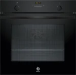 Horno multifunción Balay 3HB5159N4 71L, Serie Cristal, Freidora de Aire, Aire Caliente 3D, Aqualisis, 60 cm, Cristal Negro