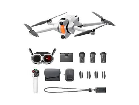 Dron Insta360 Antigravity A1 Explorer Bundle 8K 360°, 55MP, 24 min de Vuelo, Alcance 10 km, Control Motion Grip, Blanco