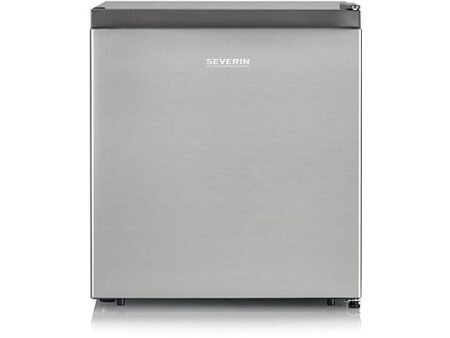 Mini Nevera SEVERIN KB 8878 45L con Congelador, 50 cm, Bajo Consumo, Silenciosa 39-40 dB, Puerta Reversible, Gris