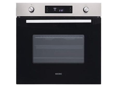Horno Empotrado KOENIC KBO 331 M A 70L, Multifunción, Esmalte Fácil Limpieza, 62 cm, Negro/Acero Inox