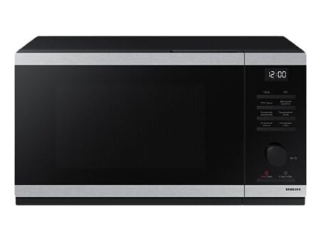 Microondas Samsung MG23DG4524ATE1 23L con Grill, 800W, 6 Niveles de Potencia, Función Descongelación Rápida, Modo Eco, Negro