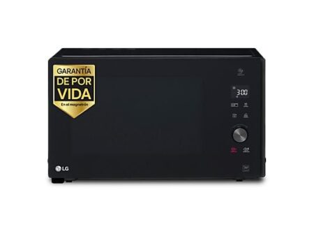 Microondas con Grill LG MH7265DPS 32L, 1200W Smart Inverter, 1000W Grill, EasyClean, Negro