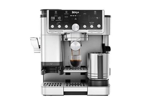 Ninja Luxe Café Pro ES701EU – Cafetera Express 3‑en‑1 con Molinillo Integrado, 25 Ajustes de Molienda, 9 Bar, 1650 W, 2 L, Plata