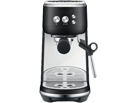 Sage Bambino Cafetera Espresso 9 Bar 1600W – ThermoJet® | Microespumado Manual | 2 Tazas | Trufa Negra