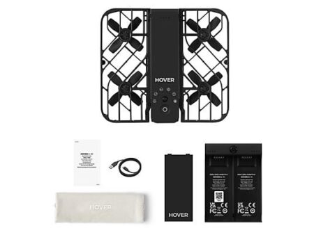 Dron HOVERAir X1 Combo, Cámara 12MP, Vídeo 2.7K, 11 min de Vuelo, 32GB, Seguimiento Inteligente, Negro Carbón