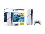 Sony PS5 Slim Standard 1 TB SSD, 4K, 1 Mando, Blanco + Pack Fortnite Flowering Chaos Digital