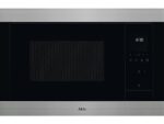 Microondas con Grill Integrable AEG TMS5G25IEM, 25L, 900W Microondas + 1000W Grill, 8 Niveles de Potencia, Función Descongelación, Negro/Inox