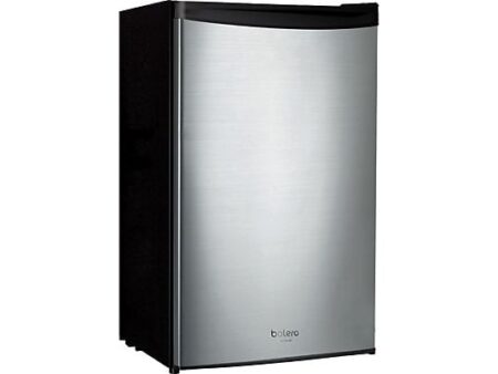 Nevera pequeña Cecotec Bolero CoolMarket TT 90 Inox E 90L, Temperatura regulable 5 niveles, Puerta reversible, Grey